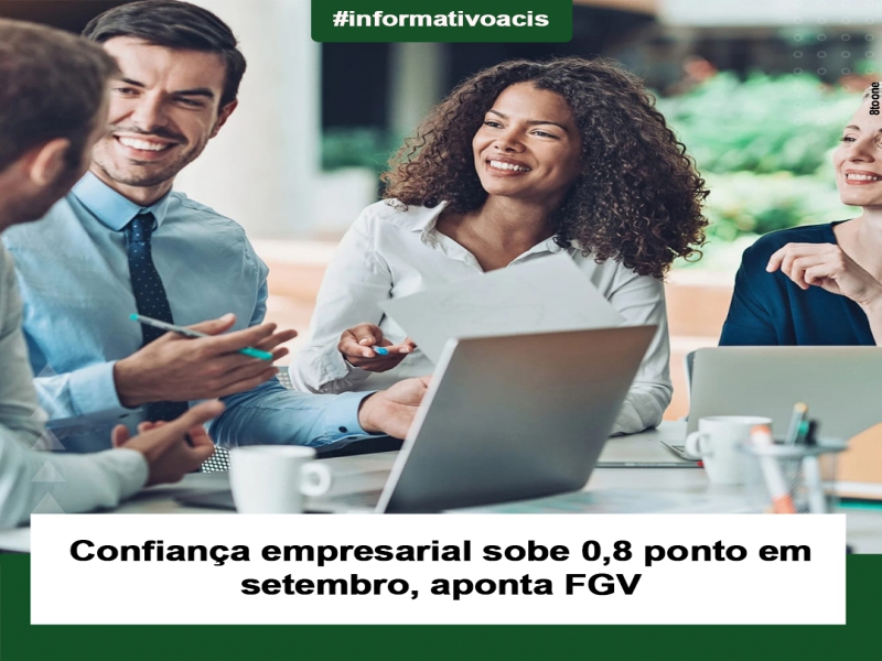 Notícia: Confiança empresarial sobe 0,8 ponto em setembro, aponta FGV
