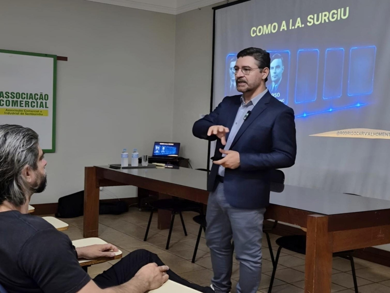 Notícia: ACIS promove treinamento sobre Inteligência Artificial nos dias 20 e 21 de agosto