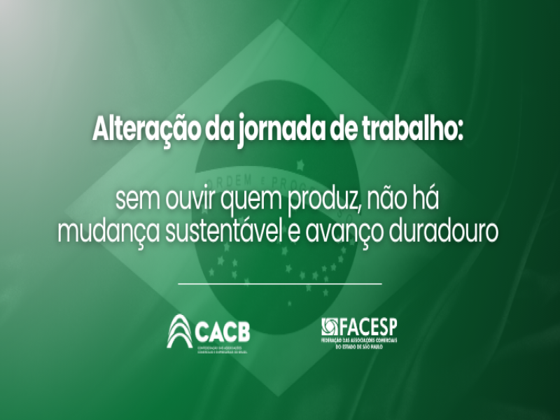 Notícia: MANIFESTO | Alteração da jornada de trabalho: sem ouvir quem produz, não há mudança sustentável e avanço duradouro, por Alfredo Cotait Neto