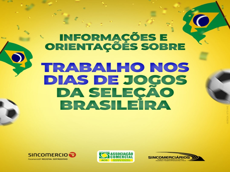 Notícia: Informações e orientações dos dias de jogo da seleção brasileira
